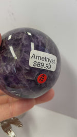 Amethyst Gemstone Crystal Sphere approx 422grams