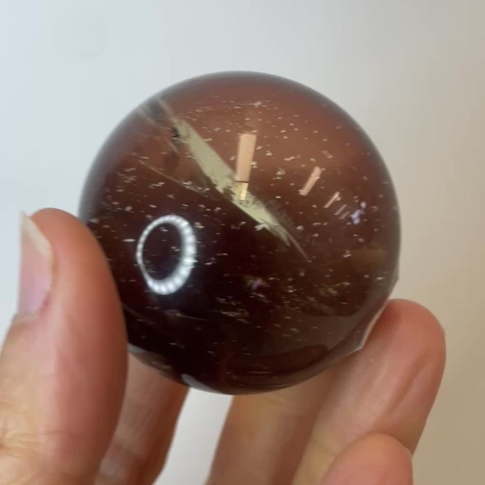 Natural Citrine Sphere Crystal of Abundance 4.5cm |128 grams