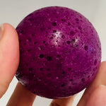 Ruby Crystal Spheres   6 cm | Love And Confidence