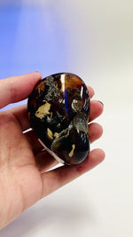 Blue Amber UV Reactive Standing Piece | 6.5cm
