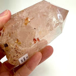 Pink Azeztulite Point 432 grams | 11 cm