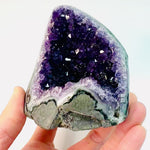 Amethyst Geode Cluster Stand Alone 480  grams