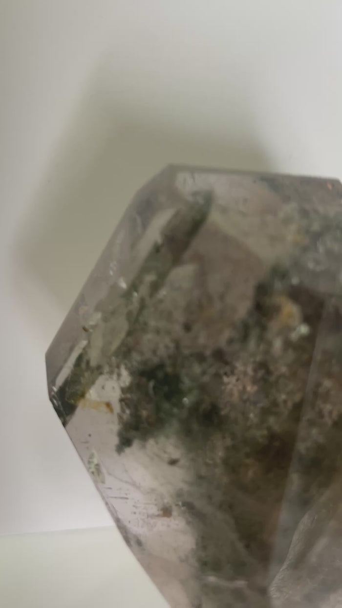 Garden Quartz / Lodolite / Phantom Quartz Crystal Freeform 288  grams