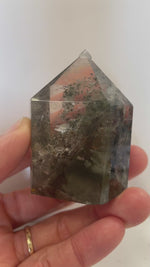 Garden Quartz / Lodolite / Phantom Quartz Crystal point