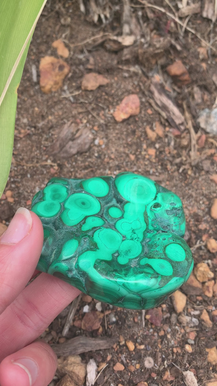 SALE! Authentic Malachite Natural Crystal Gemstone 204 grams Stone of Transformation