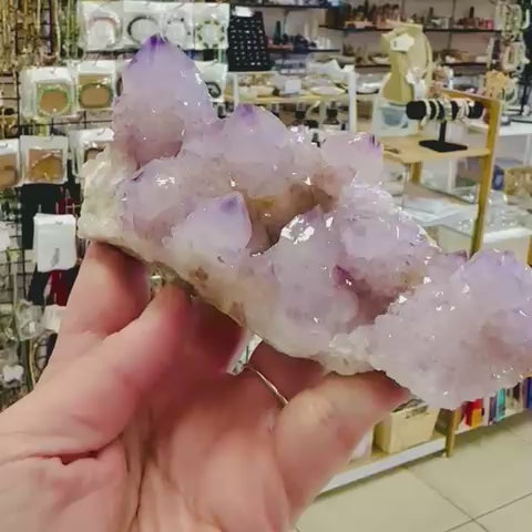 Spirit Quartz Crystal 346 grams | Harmony & Alignment 13.5 cm