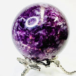 Purple Lepidolite Sphere 311 grams | Balance Clarity and Deeper Connection - Ai Ne