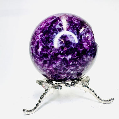 Purple Lepidolite Sphere 311 grams | Balance Clarity and Deeper Connection - Ai Ne