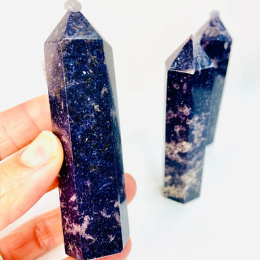 Purple Lepidolite Tower 95 grams | Balance Clarity and Deeper Connection - Ai Ne