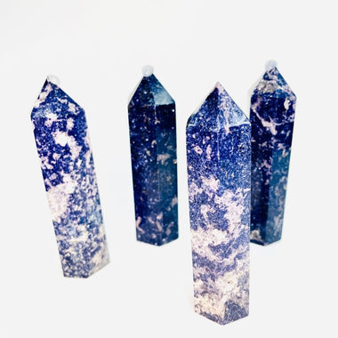 Purple Lepidolite Tower 95 grams | Balance Clarity and Deeper Connection - Ai Ne