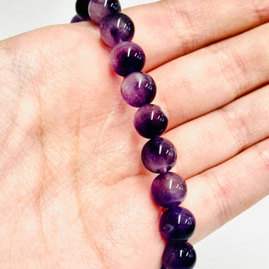 Purple Super 7 Crystal Bracelet 8 - 9mm - Ai NeDefault Category