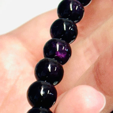 Purpurite Gemstone Crystals Bracelet 8 - 9mm - Ai NeJewellery