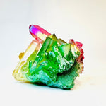 Rainbow Aura Quartz Cluster 9.5 cm | Radiate Vibrant Energy and Harmony 297 grams - Ai NeGifts & Crystals