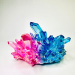Rainbow Aura Quartz Cluster | Radiate Vibrant Energy and Harmony 497 grams - Ai NeGifts & Crystals