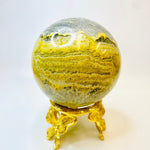 RARE Authentic High Quality Wasp 7 cm/ Bumble Bee Jasper Sphere 456 grams - Ai NeDefault Category