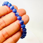 RARE - Genuine Tanzanite Precious Stone Crystal Bracelet 6mm - Ai NeJewellery