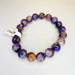 RARE! Russian Charoite Point Crystal Bracelet 10mm - Spiritual Transformation - Ai Ne