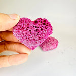 Raw Ruby Crystal Hearts 4cm | Love And Confidence - Ai Ne