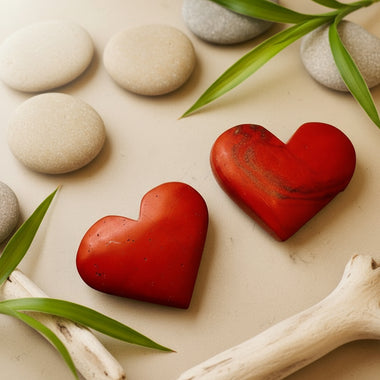 Red Jasper Crystal Hearts cm - Ai NeDefault Category