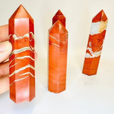 Red Jasper Crystal Points/Tower 9.5cm - Ai NeDefault Category