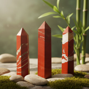 Red Jasper Crystal Points/Tower 9.5cm - Ai NeDefault Category