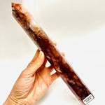 Red Quartz Hematiod Crystal Tower 774 grams cm - Ai Ne