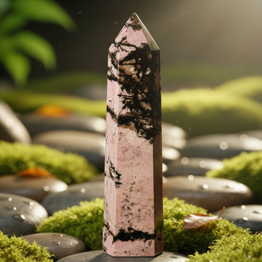 Rhodonite Crystal Point 17cm | 424 grams - Ai NeDefault Category