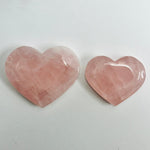 Rose Quartz Crystal Heart - choose size - Ai NeDefault Category