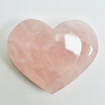 Rose Quartz Crystal Heart - choose size - Ai NeDefault Category