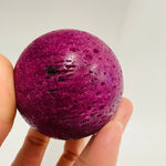 Ruby Crystal Spheres 6 cm | Love And Confidence - Ai Ne