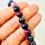 Ruby Sapphire 8mm Crystal Gemstone Bracelet - Ai NeDefault Category
