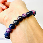 Ruby Sapphire 8mm Crystal Gemstone Bracelet - Ai NeDefault Category