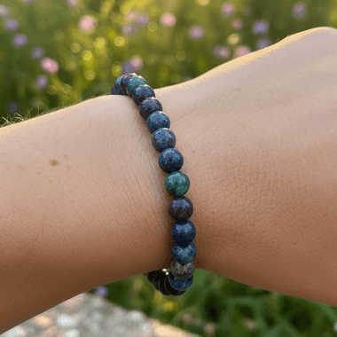 Ruby Sapphire Crystal Gemstone Bracelet 6mm - Ai NeDefault Category