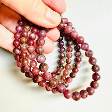 Ruby Sapphire Crystal Gemstone Bracelet 6mm - Ai NeDefault Category