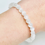 Selenite Gemstone Crystal Bracelet | 6mm - Ai NeDefault Category