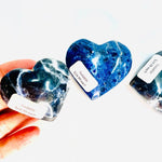 Sodalite Crystal Healing Gemstone Heart 5cm | Serenity and Spiritual - Ai NeDefault Category