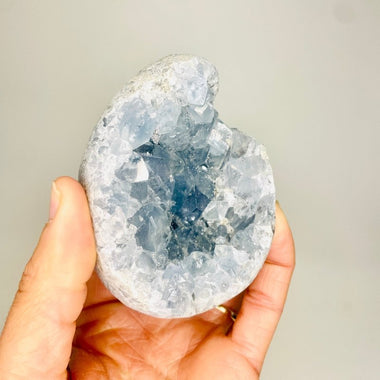 Stunning Celestite Cluster Crystal 9cm - Ai Ne