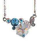 Swarovski Crystal Necklace Pendant Butterfly Cube - Ai NeDefault Category