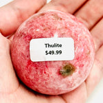 Thulite Crystal Sphere 195 grams | 5cm - Ai NeGifts & Crystals