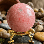 Thulite Crystal Sphere 195 grams | 5cm - Ai NeGifts & Crystals
