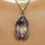 Very Rare!! Stunning Super 7 Pendant in 925 Silver 22mm x 12mm - Ai Ne