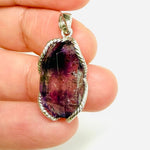 Very Rare!! Stunning Super 7 Pendant in 925 Silver 22mm x 12mm - Ai Ne