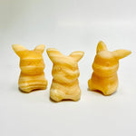 Yellow Calcite Crystal pikachu Pokemon 4.9cm - Ai Ne