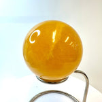 Yellow Fluorite Crystal Sphere | Clarity Focus Spiritual Growth 195 grams - Ai Ne