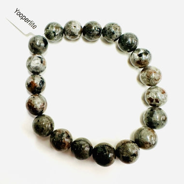 Yooperlite Crystal Bracelet UV Reactive 10mm - Ai NeJewellery