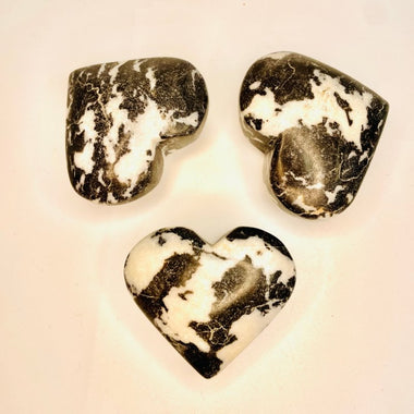 Zebra Jasper Crystal Heart - Ai NeGifts & Crystals
