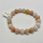 Pink Opal Gemstone Crystals Bracelet - 10mm | Embrace Serenity and Emotional Healing - Ai NeJewellery
