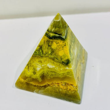 Bumble Bee Jasper Crystal Pyramid 5.5cm - Ai Ne