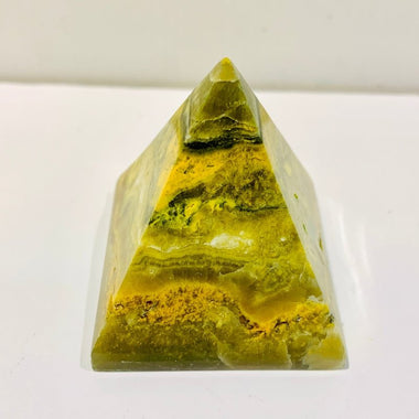 Bumble Bee Jasper Crystal Pyramid 5.5cm - Ai Ne