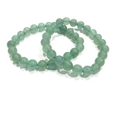 Green Aventurine Round Gemstone Crystal Bracelet - Ai NeJewellery